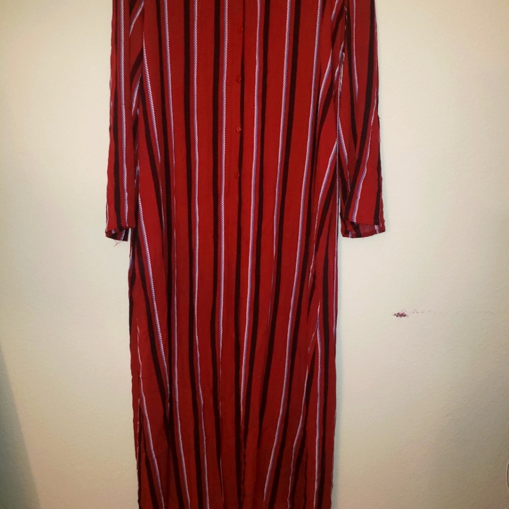 long sleeve dress/robe